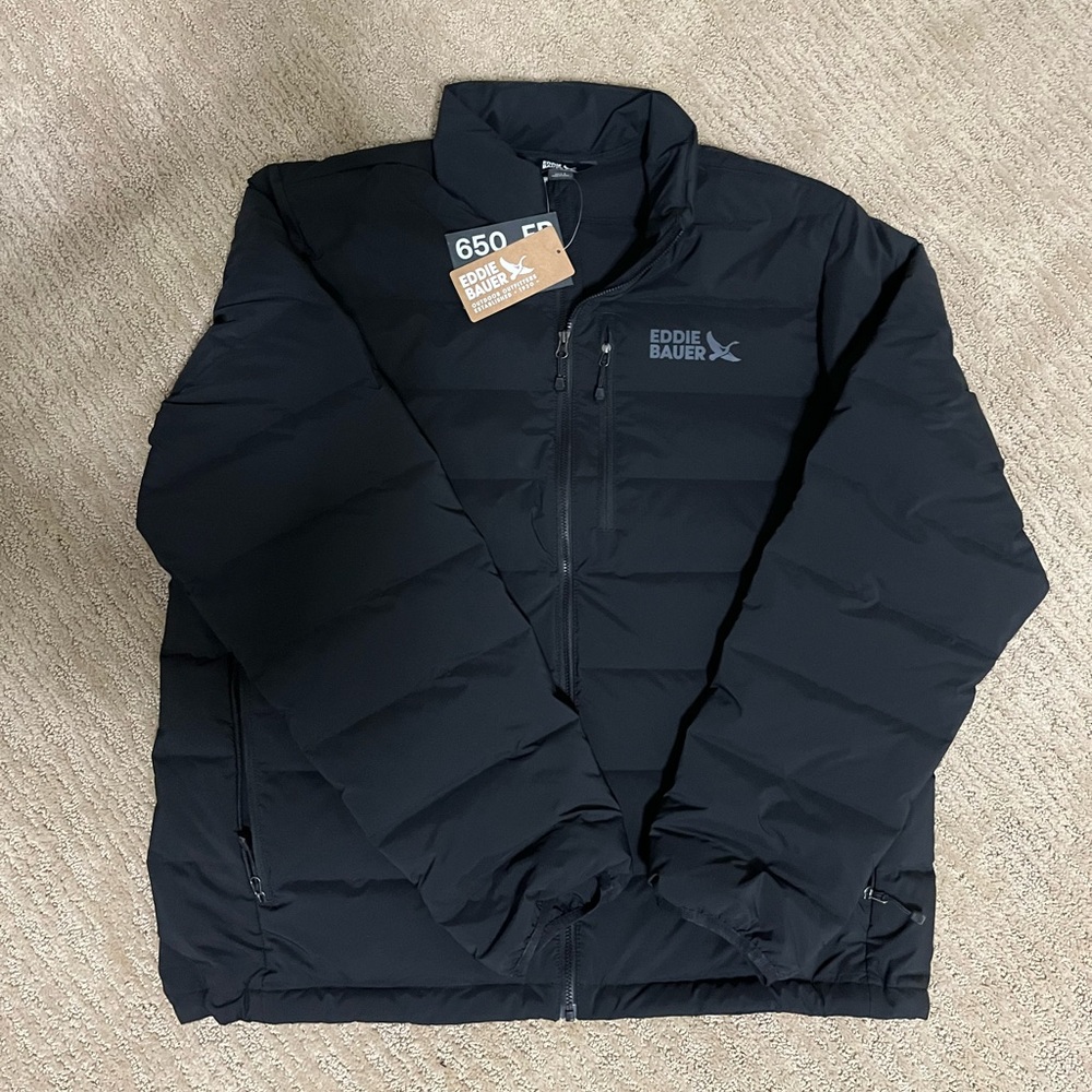 Eddie Bauer Belltown Stretch Down Jacket sz Large NWT